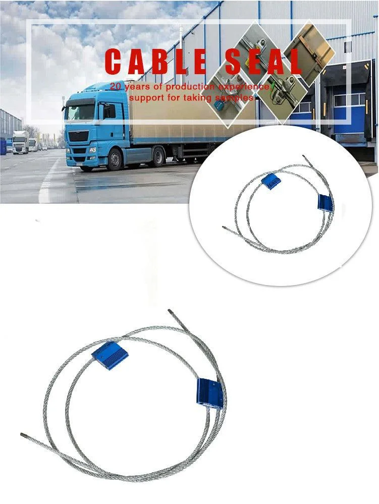 Double Lock Cable Seals for Container Truck Trailer Shipment Sf-D101