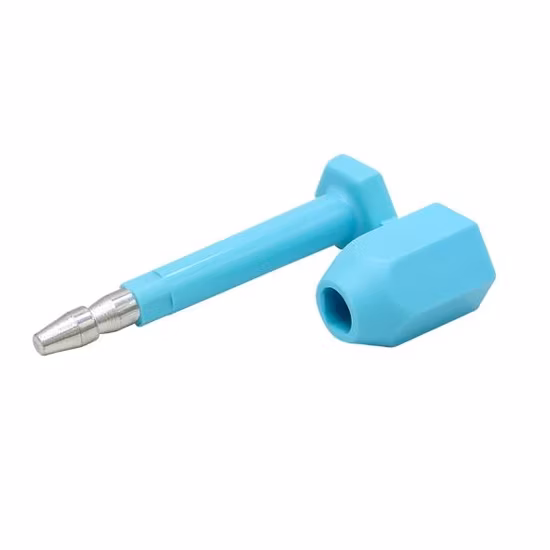 High Security Anti-Spin Bar Code Container Bolt Seal Self-Lock Single Use Steel Bolt Seal