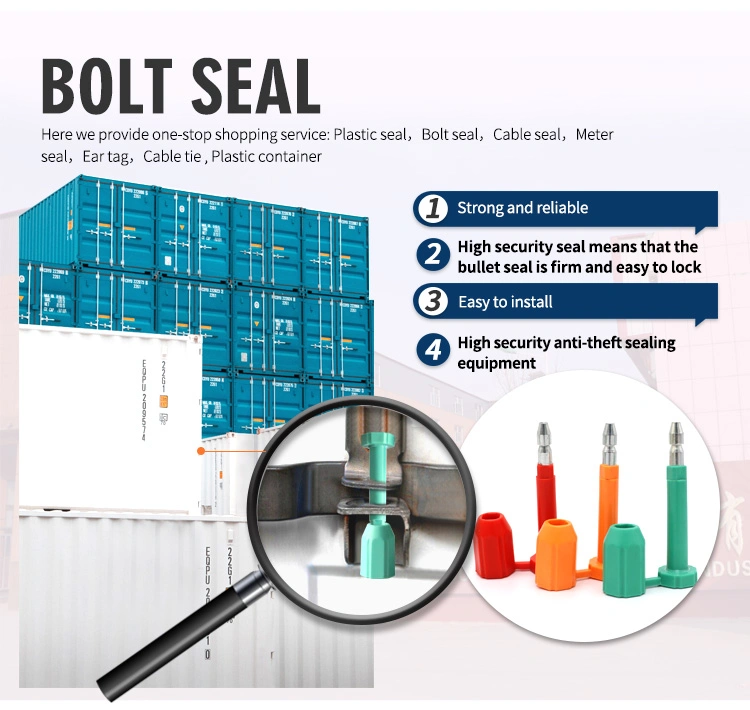 Jcbs602 Bolt Security Seal Bolt Seal ISO OEM with Bar Code