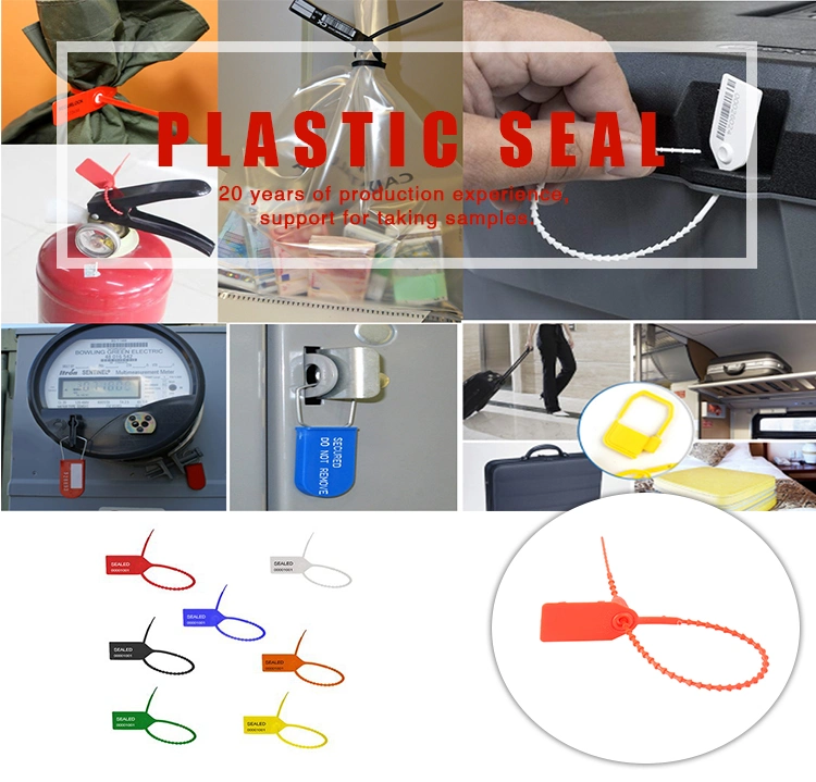 Tamper Proof Plastic Security Seal Tag Tie Container Seal Strip Garment Shoe Supermarket Tag