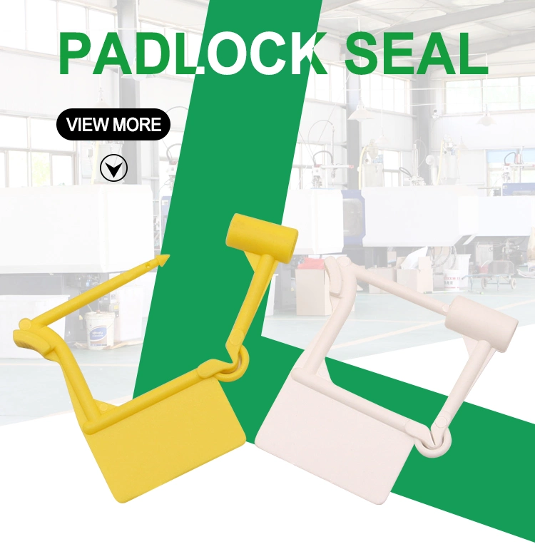 Pn-Pd9004 One Time Use Security Tamper Indicating Plastic Padlock Seal for Airlines Numbered Security