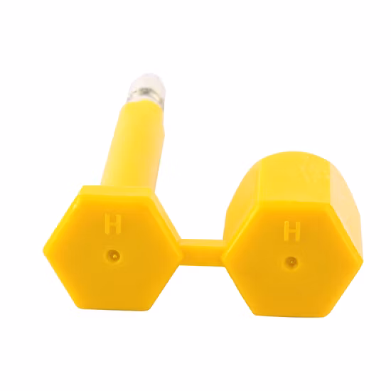 High Security Anti-Spin Bar Code Container Bolt Seal Self-Lock Single Use Steel Bolt Seal