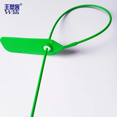 Green White Purple Color Airline Use Plastic Padlock Security Seals
