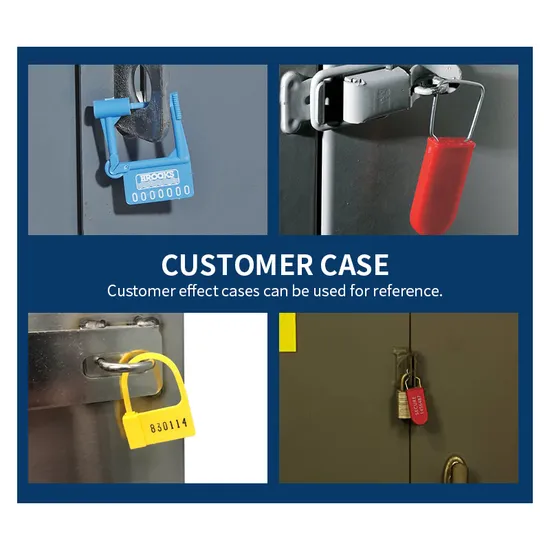 New Style Metal Security Luggage Padlock Wire Seal for Railway Cargo